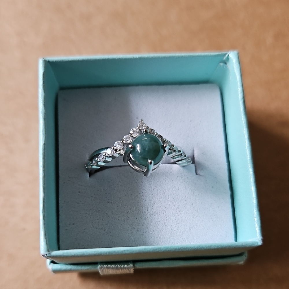 Green Gemstone Ring